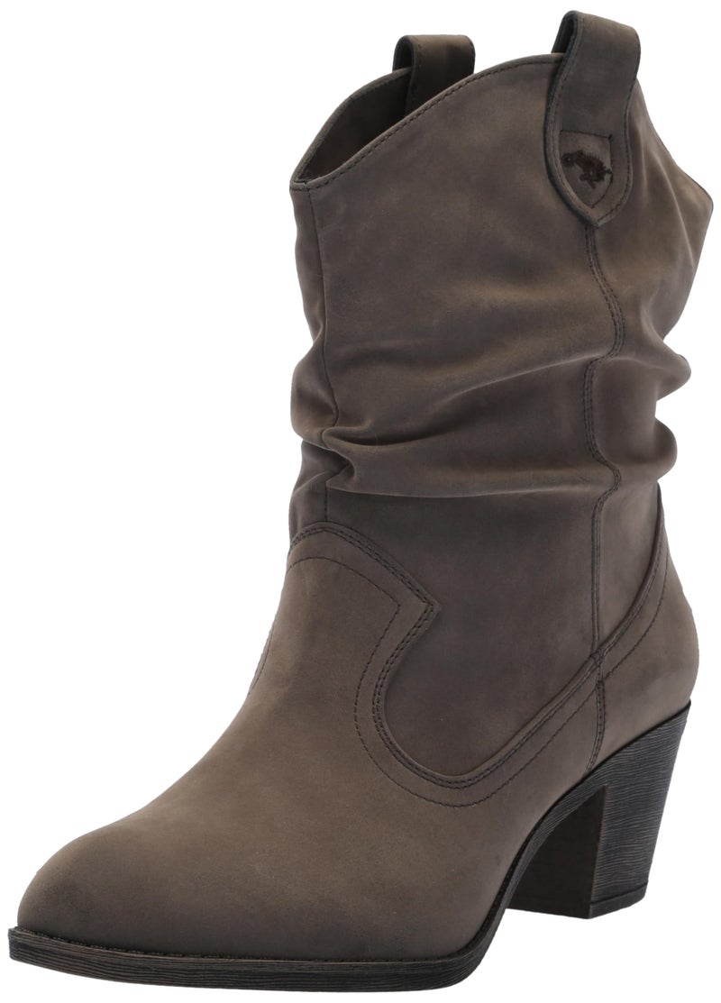 Rocket Dog womens Sheriff Vintage Worn Pu Western Boot, Brown, 7.5 US